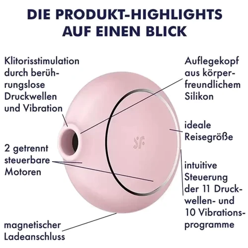 Вакуумный стимулятор Satisfyer Pro To Go 3 Rose