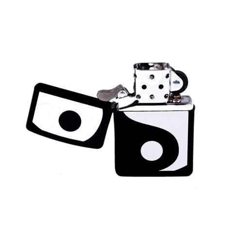 Зажигалка Zippo 218 BLACK MATTE, YING YANG (24472) фото 4