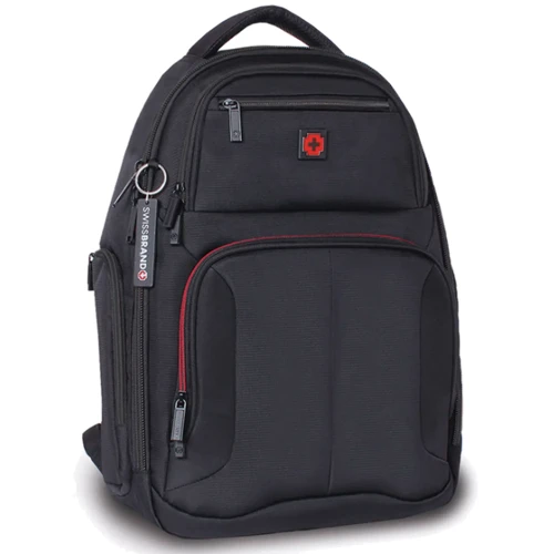 Рюкзак Swissbrand Georgia 3.0 Black черный (SWB_BE19GEO001U)