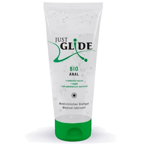 Веганская органическая анальная смазка на водной основе - Just Glide Bio Anal, 200 ml