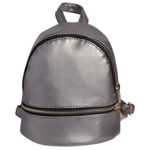 Женский рюкзак Sambag Liubava miniSG silver dark серебристый (17115004)