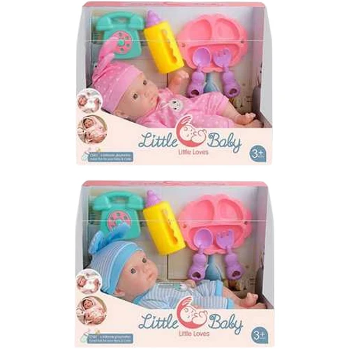 Пупс A-Toys Little Baby AD6607-4 2 вида с аксессуарами