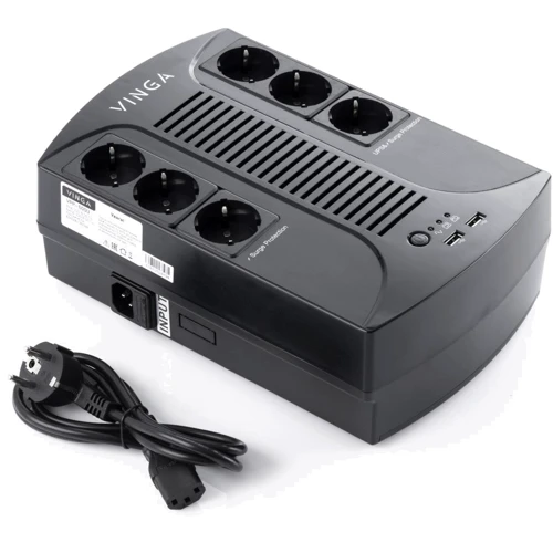 Vinga 600VA-PU 2USBx5V /1A (VPP-600U)