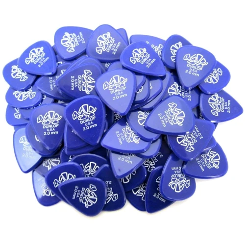 Медиатор Набор медиаторов DUNLOP Delrin Standard Guitar Picks 2.0мм, 72-Pack: Толщина  Очень толстые (1.01 мм и более)
