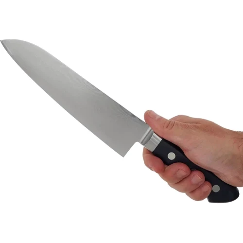 Ніж кухонний Kanetsune KC-203 Santoku 180 мм (3989.01.16): Рукоятка POM (полиоксиметилен)