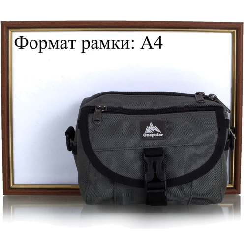 Мужская сумка через плечо Onepolar серая (W3172-grey): Тип Сумки