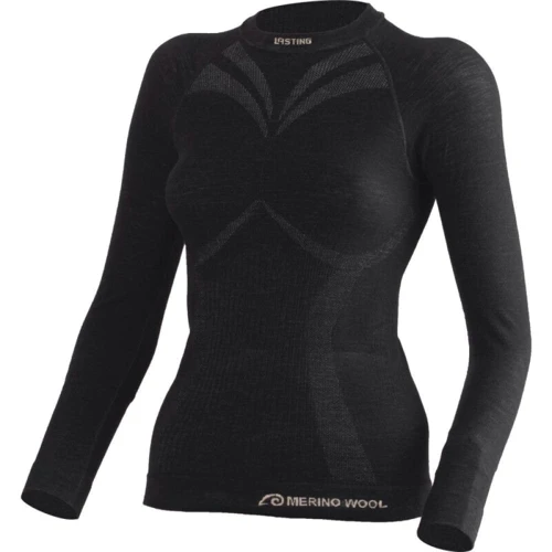 Термофутболка жіноча Lasting WATALA 9090 - S / M - Black (002.001.2936)