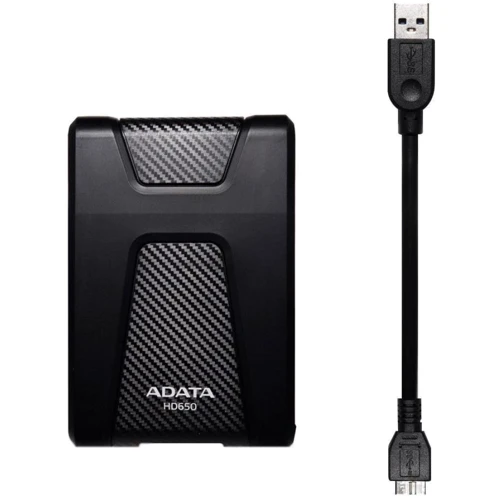 Внешний жесткий диск ADATA HD650 1 TB Black (AHD650-1TU31-CBK): Форм-фактор 2.5"