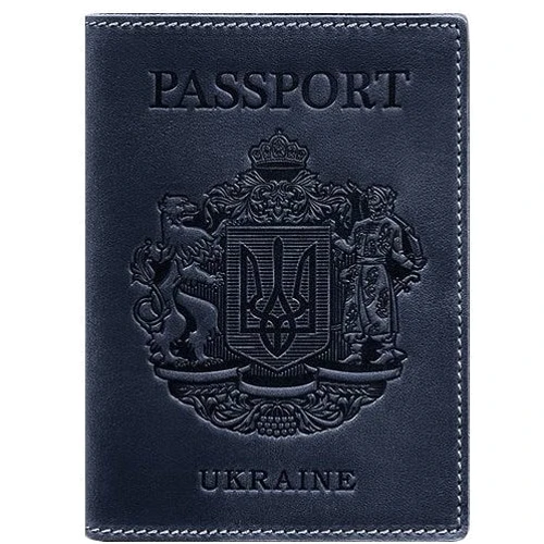 Обложка для паспорта BlankNote синяя (BN-OP-UA-nn)