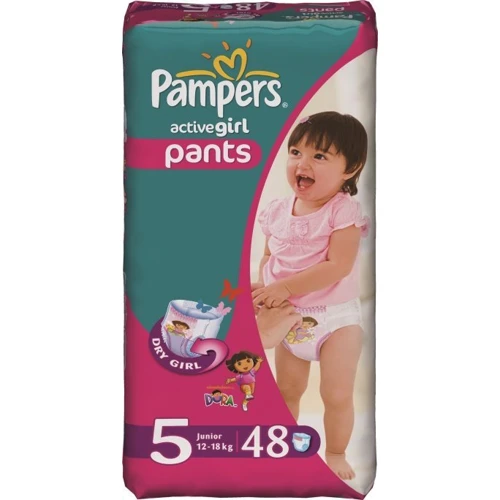 PAMPERS Active Girl Junior Джамбо 48