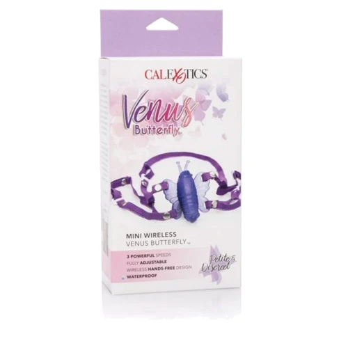 Вибратор клиторальный Micro Wireless Venus Butterfly, 8x2.5 см, фиолетовый