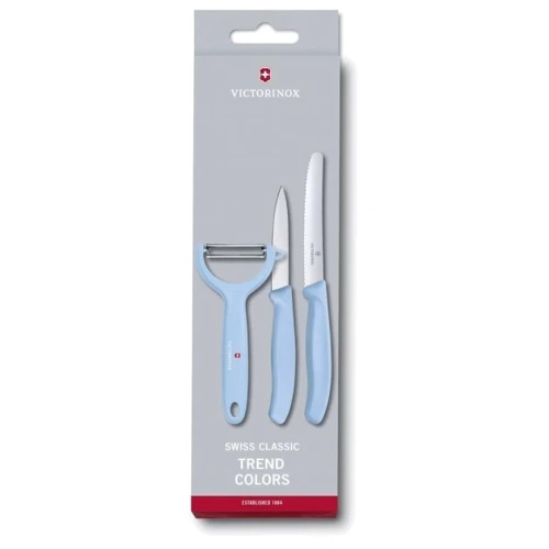 Набор кухонных ножей Victorinox SwissClassic Paring Set 3 пр. (6.7116.33L22): Метериал лезвия нержавеющая сталь