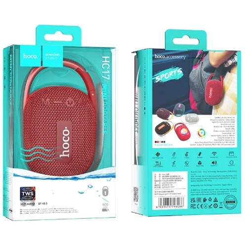 Акустика Hoco HC17 Easy Joy Sports Red: Тип портативная