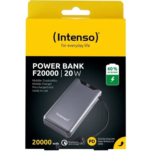 Внешний аккумулятор Intenso Power Bank 20000mAh QC3.0 Grey фото 7