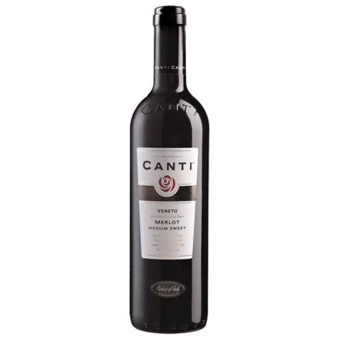 Вино Canti Merlot IGT Veneto червоне напівсолодке 11.5% 0.75 л (BWT2390)