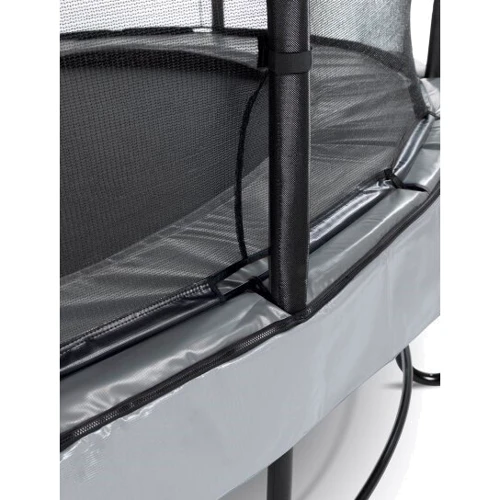 Батут EXIT Elegant Premium 366 cm grey с сеткой безопасности Deluxe для детей и взрослых: Диаметр / Ширина, см 390