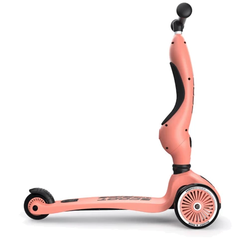 Самокат Scoot&Ride серии Highwaykick-1 персик, до 3 лет/20кг фото 7