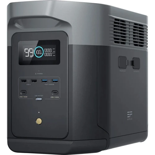 Зарядная станция EcoFlow DELTA 2 Max 2048Wh 2400W CN (EFDELTA2Max-CN) CN-переходник для EU в комплекте: Емкость батареи, мАч 284000
