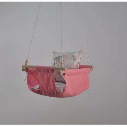 Качели детские Infancy Лепестки тканевая подвесная розовая