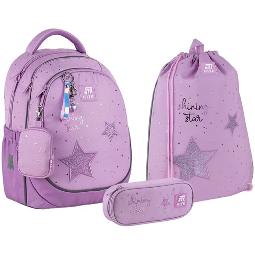 Набор Kite рюкзак + пенал + сумка для обуви 700 ShiningStar (SET_K25-700M-2)