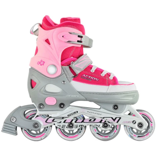 Роликовые коньки Action ANNY/Pink/37-40
