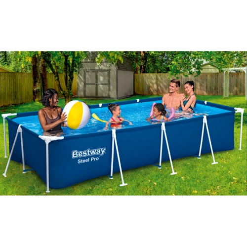 Бассейн Bestway каркасный прямоугольный 400-211-81 см (56405) (ремкомплект, 36-105-30.5 см) фото 1