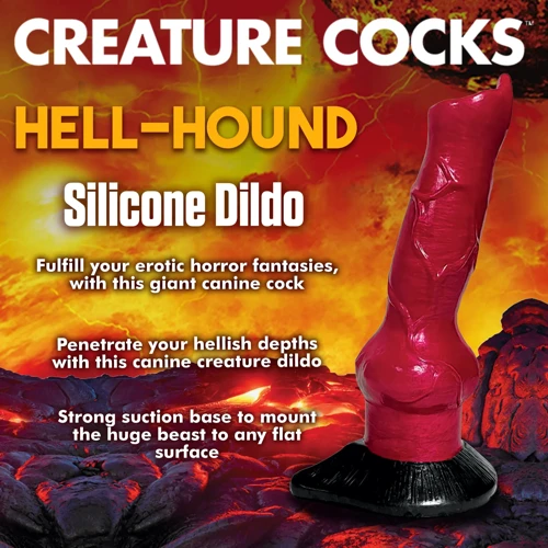 Фантазійний фалоімітатор Пекельна Гонча Creature Cocks Hell-Hound Canine Silicone Dildo