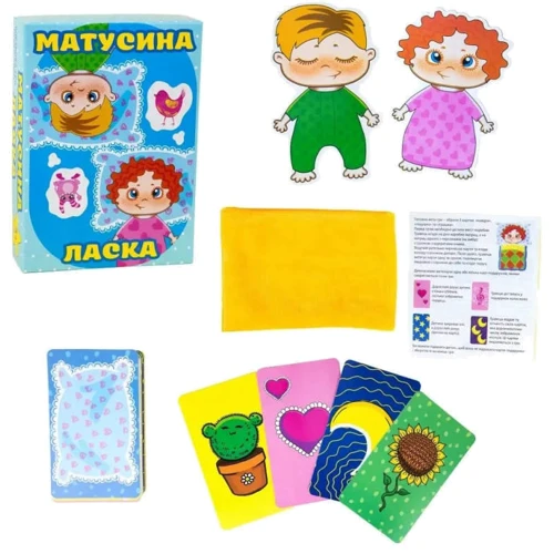 Настольная игра Strateg Мамина нежность 36 карточек (30291)