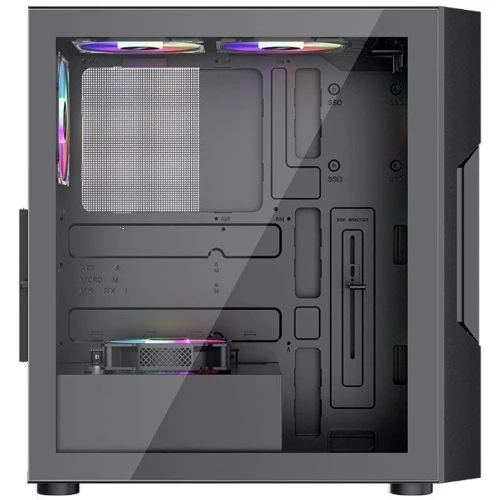 Корпус 1stPlayer T7-P-4F2(AP) Black: Назначение игровой