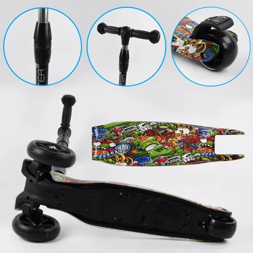 Самокат Best Scooter Maxi рисунок (46-009): Количество колес 3