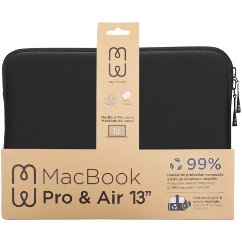 MW Basics 2Life Sleeve Case Black/Whitel (MW-410139) для MacBook 13": Тип аксесуара чохол