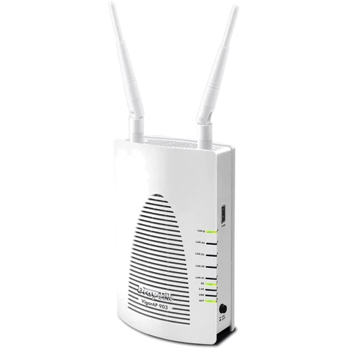 Точка доступа WiFi DrayTek VigorAP 903: Максимальная скорость 400-867 Мбит/с
