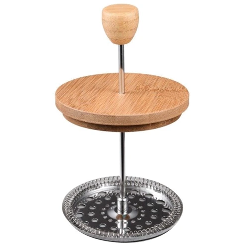Кавовий френч-прес Bergner Coffee & tea lovers 800 мл (BG-38351-MM): Матеріал Бамбук, Стекло