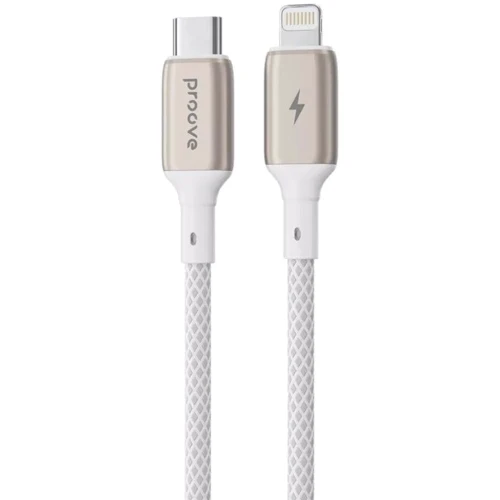 Кабель Proove Cable USB-C to Lightning Dense Metal 27W 1m White (CCDM27002102)