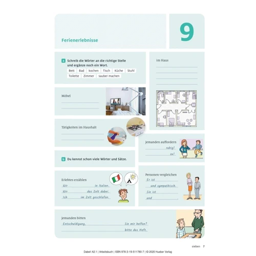 Dabei! A2.1: Arbeitsbuch: ISBN 9783195117807