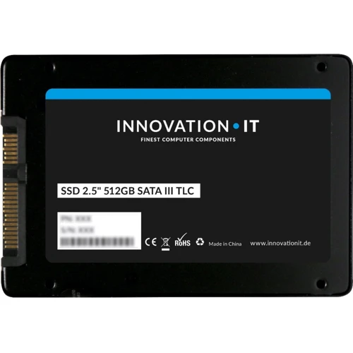 Innovation IT 512GB 2.5" SATA III 3D TLC (00-512999): Интерфейс подключения SATA III