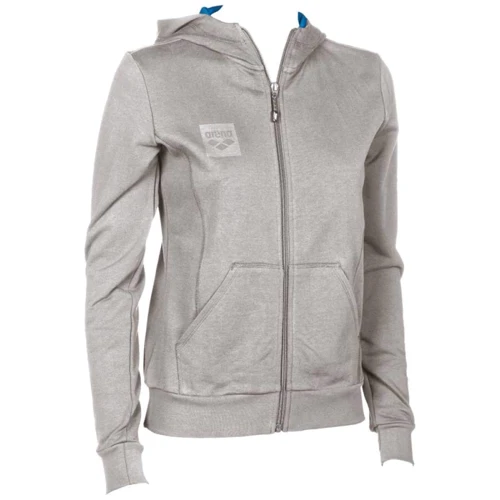 Спортивна толстовка Arena W Essential Hooded F/Z Jacket 001041-520 48 (XL) сіра: Сезон Демисезон