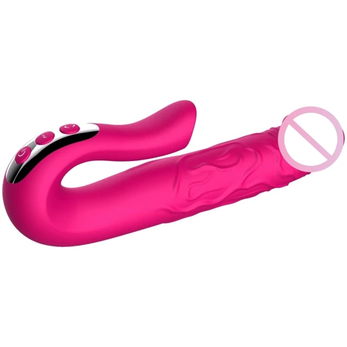 Вибратор BOSS Realistic Tongue Stimulating Dildo Vibrator