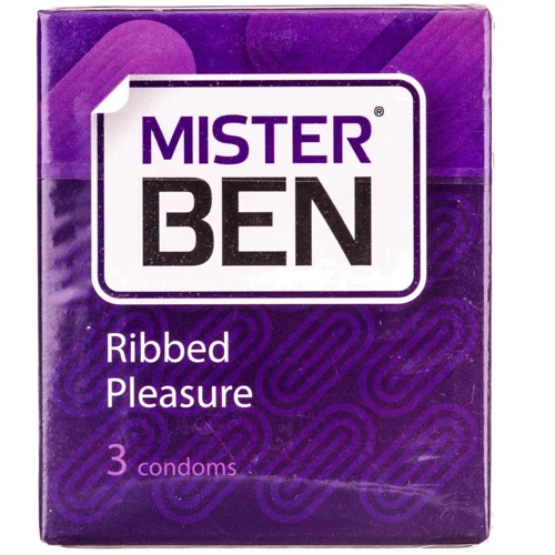 Презервативы Mister Ben Ribbed Pleasure, 3 шт