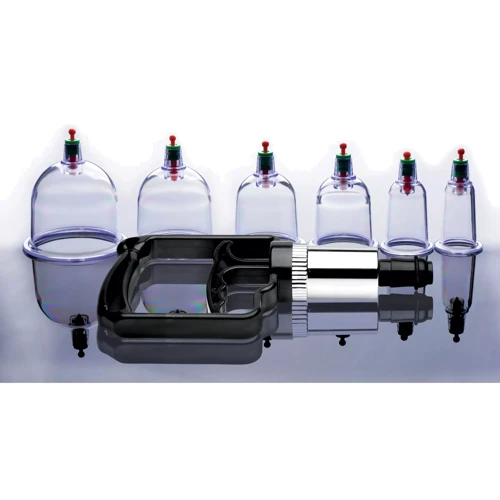 Набор для вакуумного массажа Master Series Sukshen 6 Piece Cupping Set with Acu-Points, 6 шт