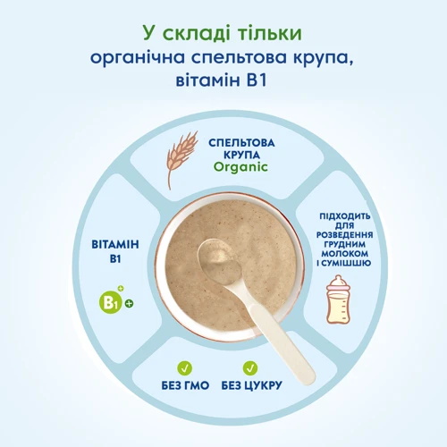 Каша безмолочная Мамако Organic спельтовая 200 г (1105564) фото 6