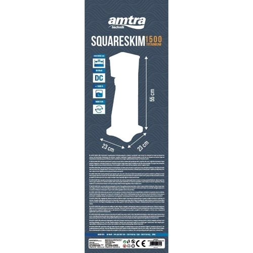Скіммер-фільтр Amtra Skimmer Titanium з контролером 750 L 20 Watt (A6076622) фото 4