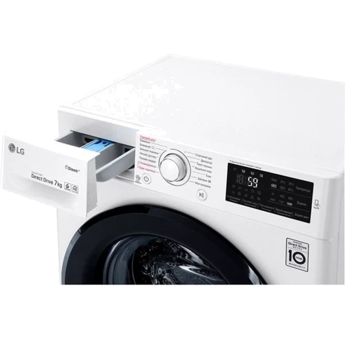 Стиральная машина LG F2J5HS6W: Загрузка белья (стирка), кг 7
