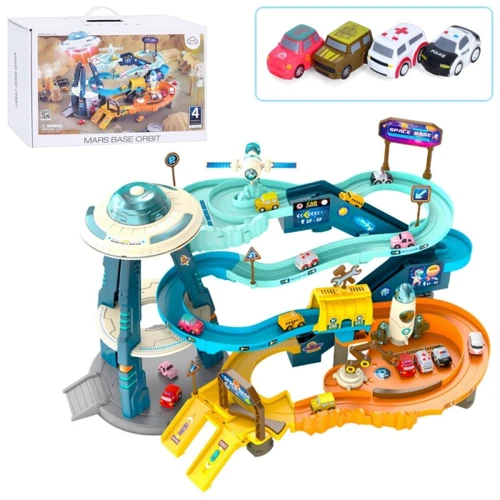 Парковка трек Космічна станція: машинка, звук, світло (T905A): Виробник Noname