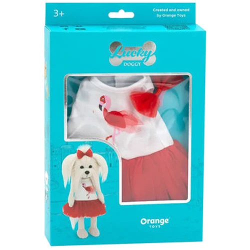 Одежда для мягкой игрушки Orange Lucky Mimi look Любовь и фламинго (L049) фото 2