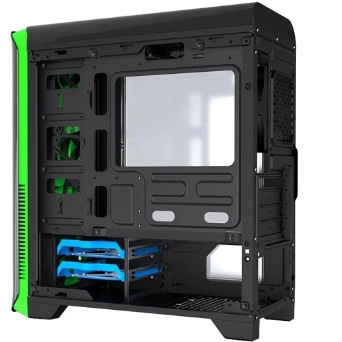 Корпус GameMax H602 Black Green (H602-BK): Форм-фактор материнской платы MicroATX