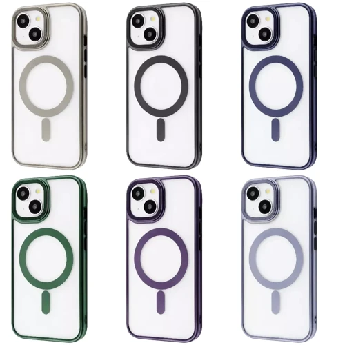 Чехол для iPhone Proove Blur Case with Magnetic Ring Natural Titanium for iPhone 14: Цвет серый