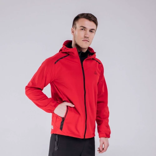 Куртка Peak F283011-RED 48 червона демісезон з капюшоном: Довжина рукава Довгий