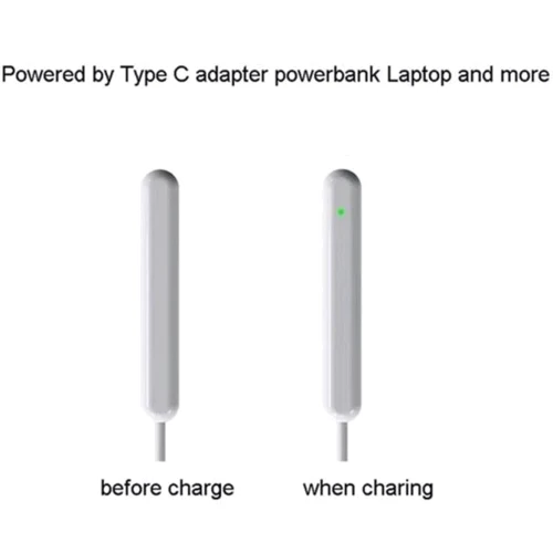 Зарядное устройство Goojodoq Wireless Magnetic 1W Type-C for Apple Pencil 2 White (1005004911171547W): Цвет белый