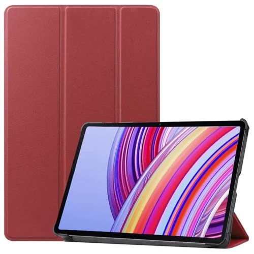 Аксесуар для планшетних ПК BeCover Smart Case Red Wine для Xiaomi Poco Pad (711565): Матеріал Штучна шкіра + TPU